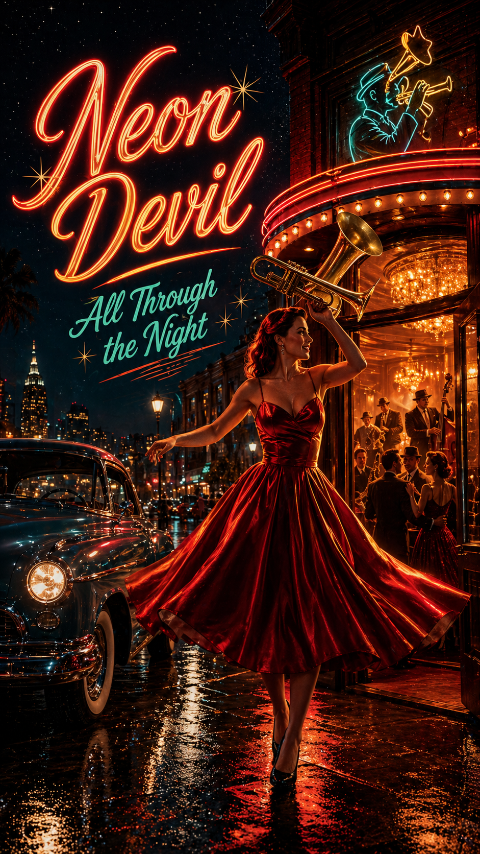 Neon Devil - All Through the Night Cover